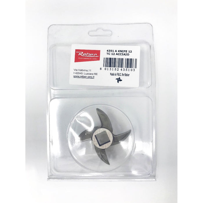 Coltello Accessorio Lama Per Tritacarne TC12 REBER 4351A  Acciaio