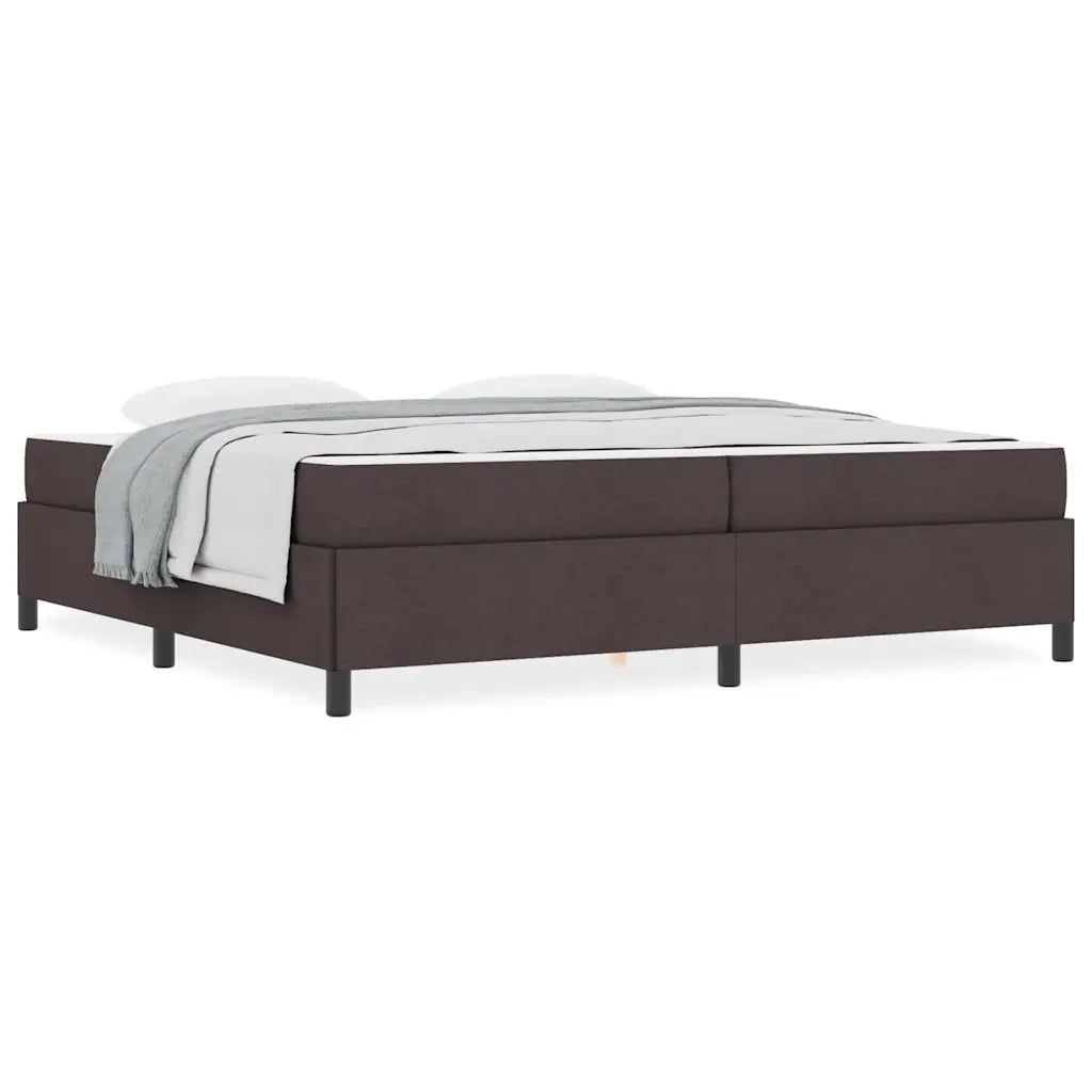 vidaXL Letto a molle Marrone 200 x 200 cm