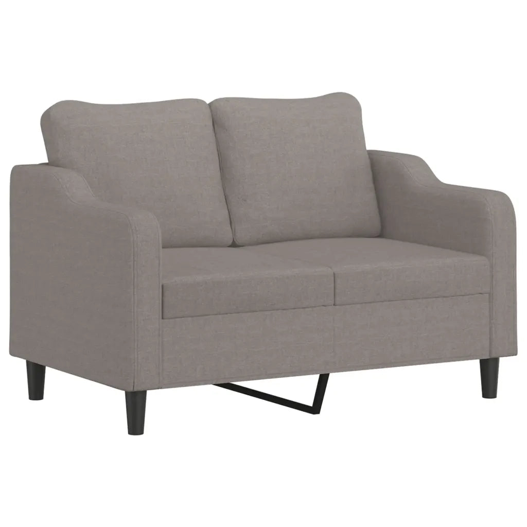 vidaXL Set di Divani 3 pz con Cuscini Tortora in Tessuto