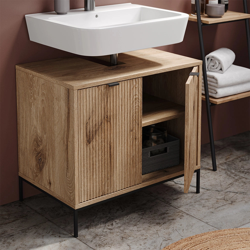 Vicco Mobiletto Quercia vichinga 70 x 63 cm con 2 porte
