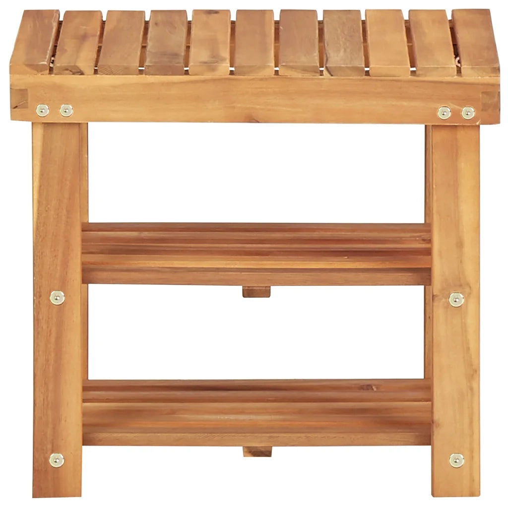 Scarpiera | Mobile per scarpe 50x32x45 cm in Legno Massello di Acacia