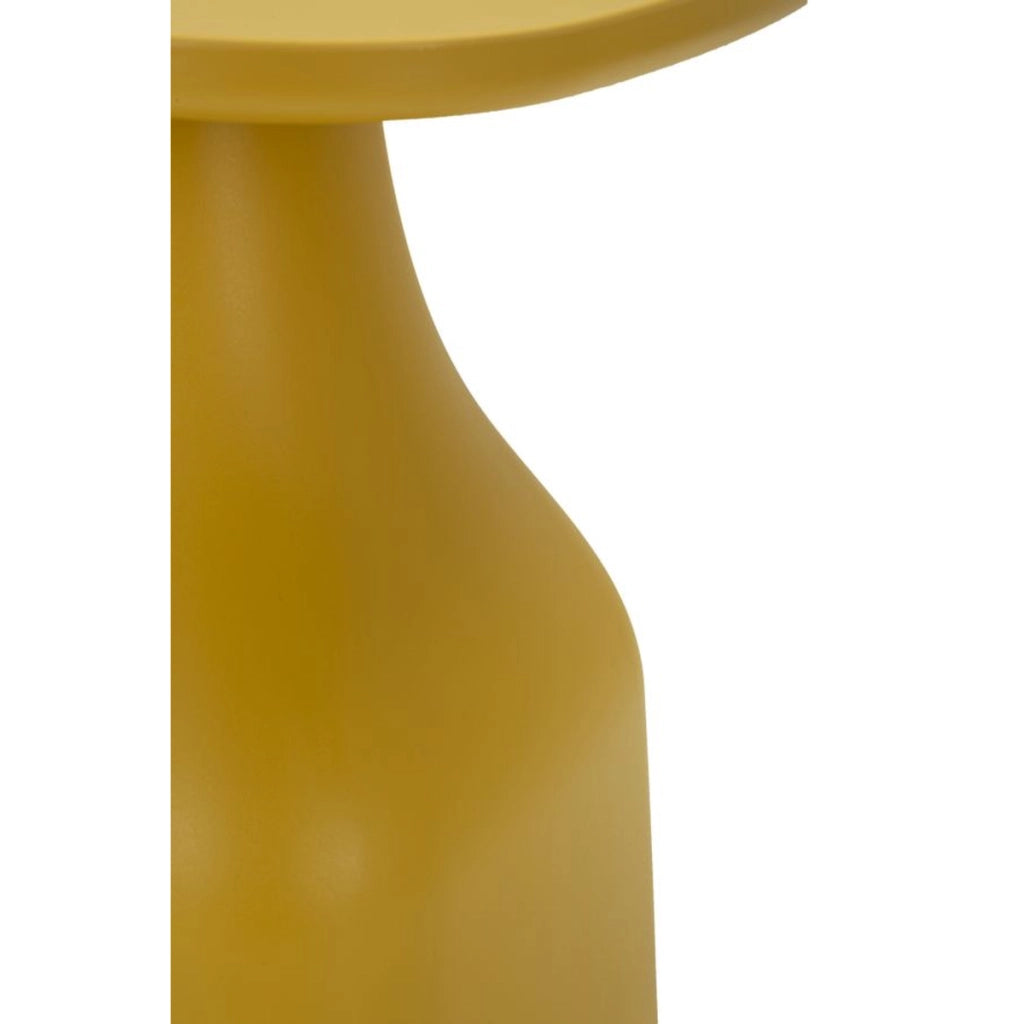 Tavolino VKH707, Giallo, Plastica, 50x48x48 cm