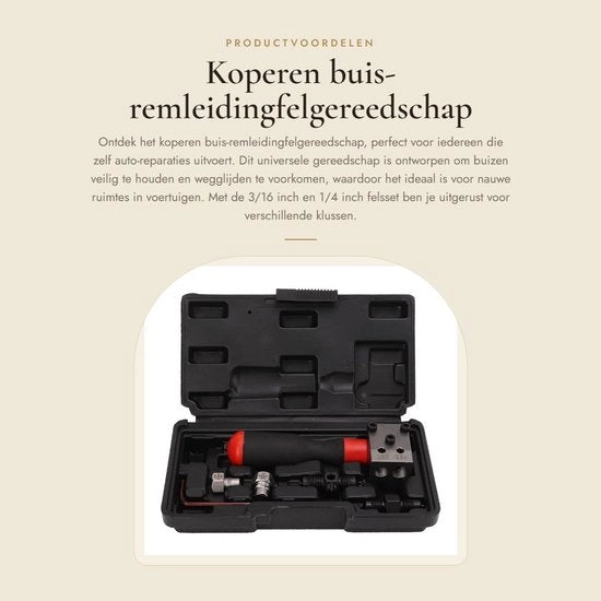 Gereedschap per Remleiding Universale - Tubo in Rame - 3/16 Pollici / 1/4 Pollici - Materiale Duraturo - Versatilità Professionale - Adesione Antiscivolo - Kit per Gereedschap per Remleiding