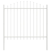 Recinzione per Giardino | Recinzione da cortile Woerden Bianco 170 x 165 cm