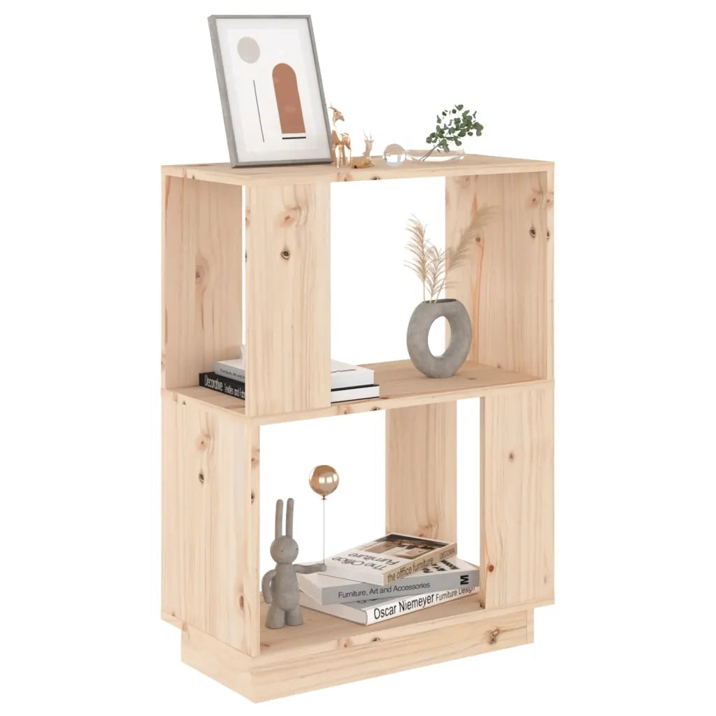 Libreria/Divisorio 51x25x70 cm in Legno Massello di Pino 814029
