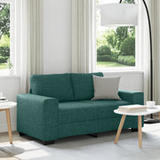Divano a 2 Posti Verde Scuro 160x77x82 cm in Tessuto 4105161