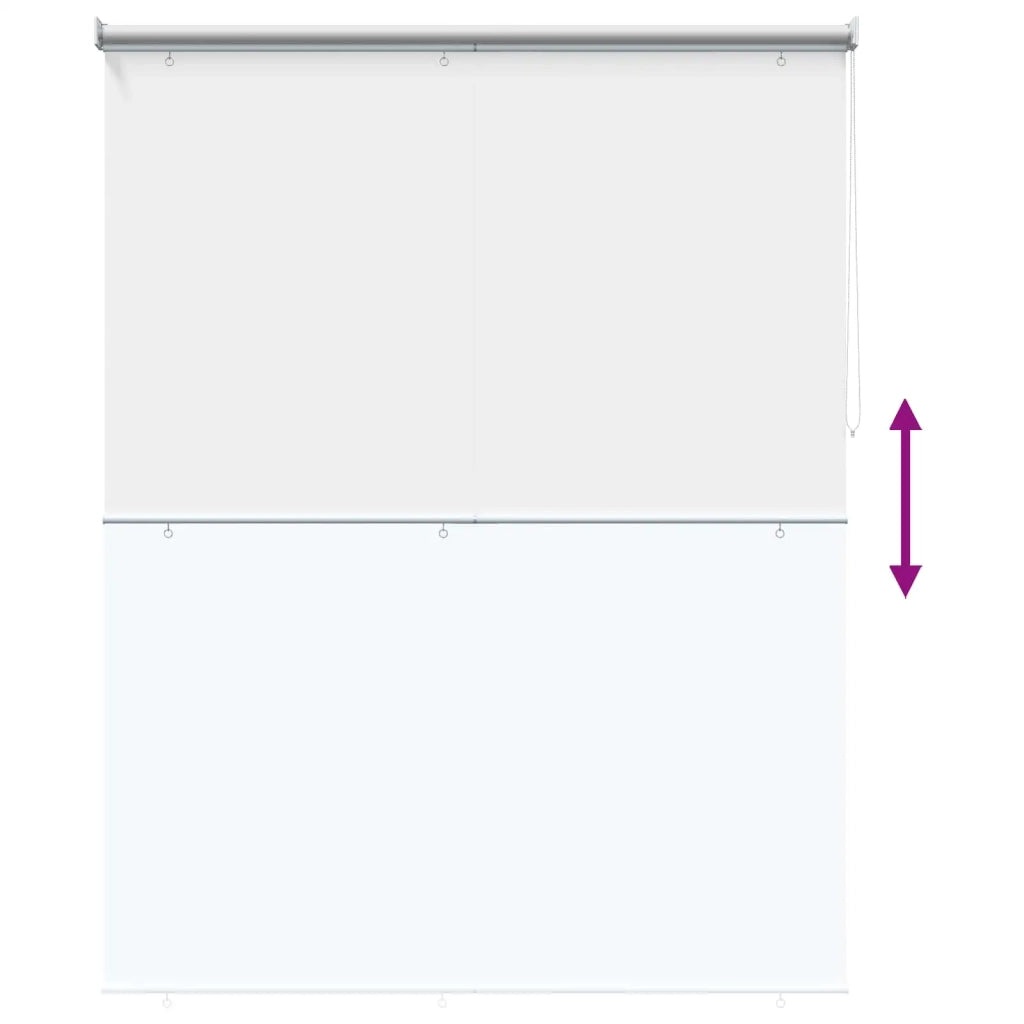 Voletta a rullo | Tenda a rullo con protezione UV Bianco 180 x 230 cm