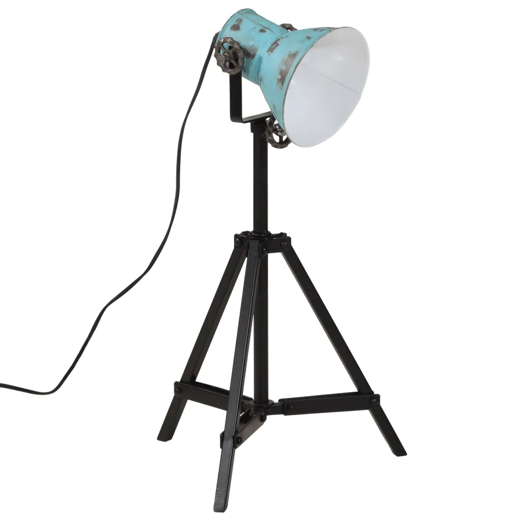 Lampada da Terra 25 W Blu Anticato 35x35x65/95 cm E27 CFW4693451