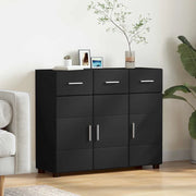 Credenza FLORIN Nero 88,5 x 30,5 x 73 cm Legno multistrato