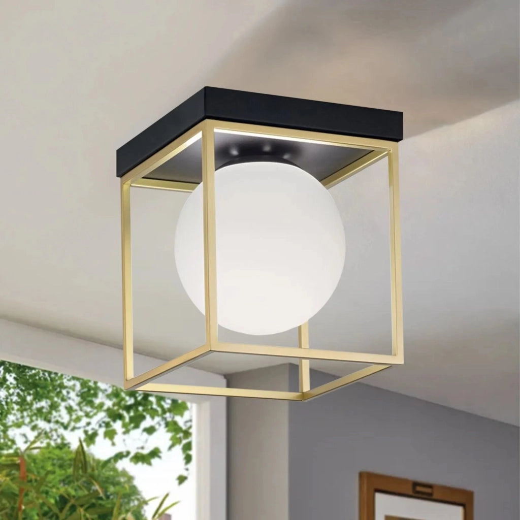 Plafoniera Da Soffitto Gold White APP1166-1C