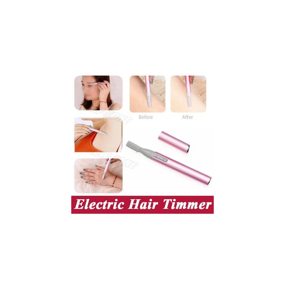 Trade Shop - Rasoio Pettine Taglia Modella Rasa Sopraciglia Sopracciglie A Batterie Rimuovi -