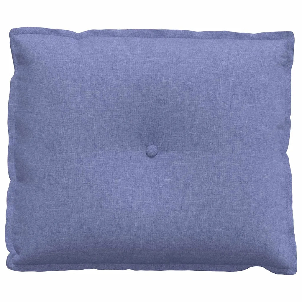 Cuscino per Schiena | Cuscino dorsale Blu jeans 60 x 19 x 50 cm Tessuto