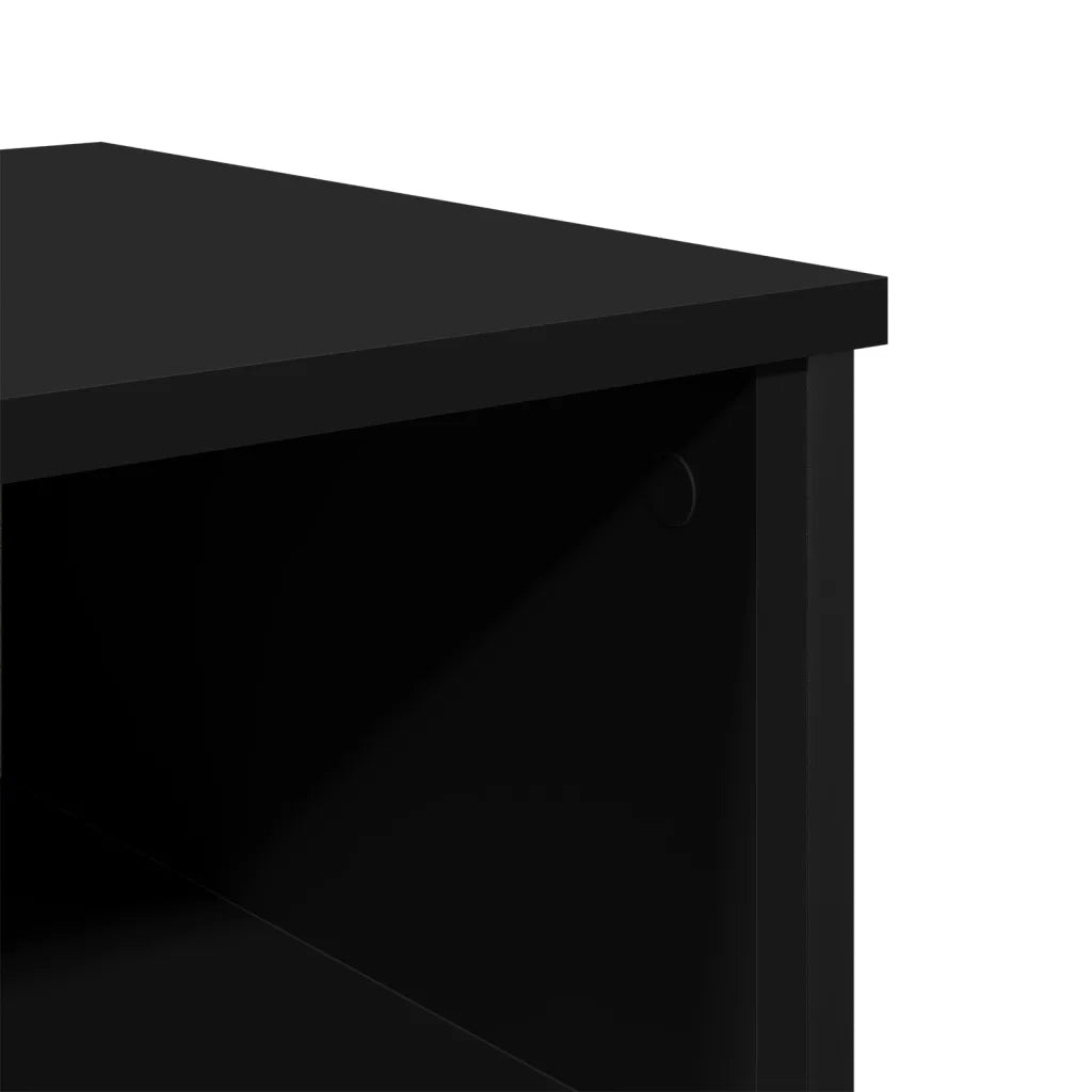 vidaXL Tavolo Consolle Nero 100x35x74,5 cm in Truciolato