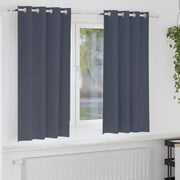Tende Blackout con Anelli 2 pz Antracite 175 x 140 cm 4107339