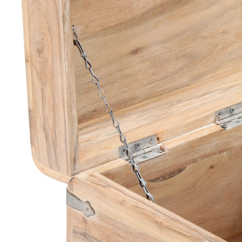 Baule 40x40x40 cm in Legno Massello di Acacia CFW4408655