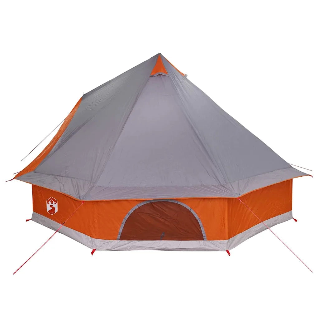 Tenda Tipi Grigio e arancione 400 x 346 x 250 cm taffetà 42000980