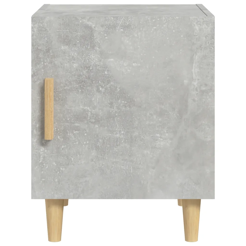 Comodino Grigio Cemento in Legno Multistrato cod mxl 29907