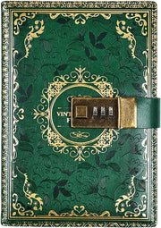 Diario con Chiusura - Libretto di Note con Chiusura - Carta di Alta Qualità - Libretto di Note con Chiusura - Chiusura a Cifre - Diario