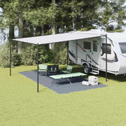 Tappeto da Tenda Blu e Grigio 600 × 300 cm Polietilene 42000179