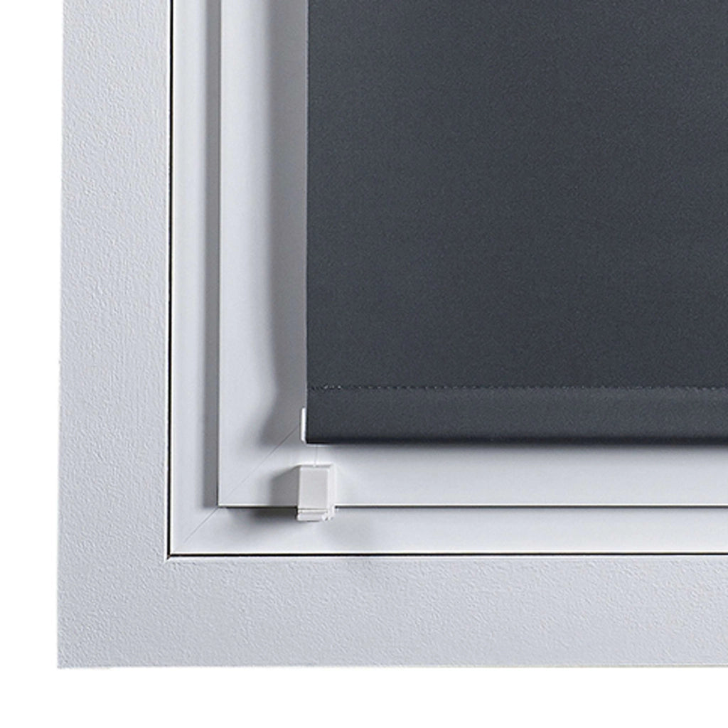 Tenda a Rullo Oscurante installazione senza foratura EasyFix Grigio 150x180 cm