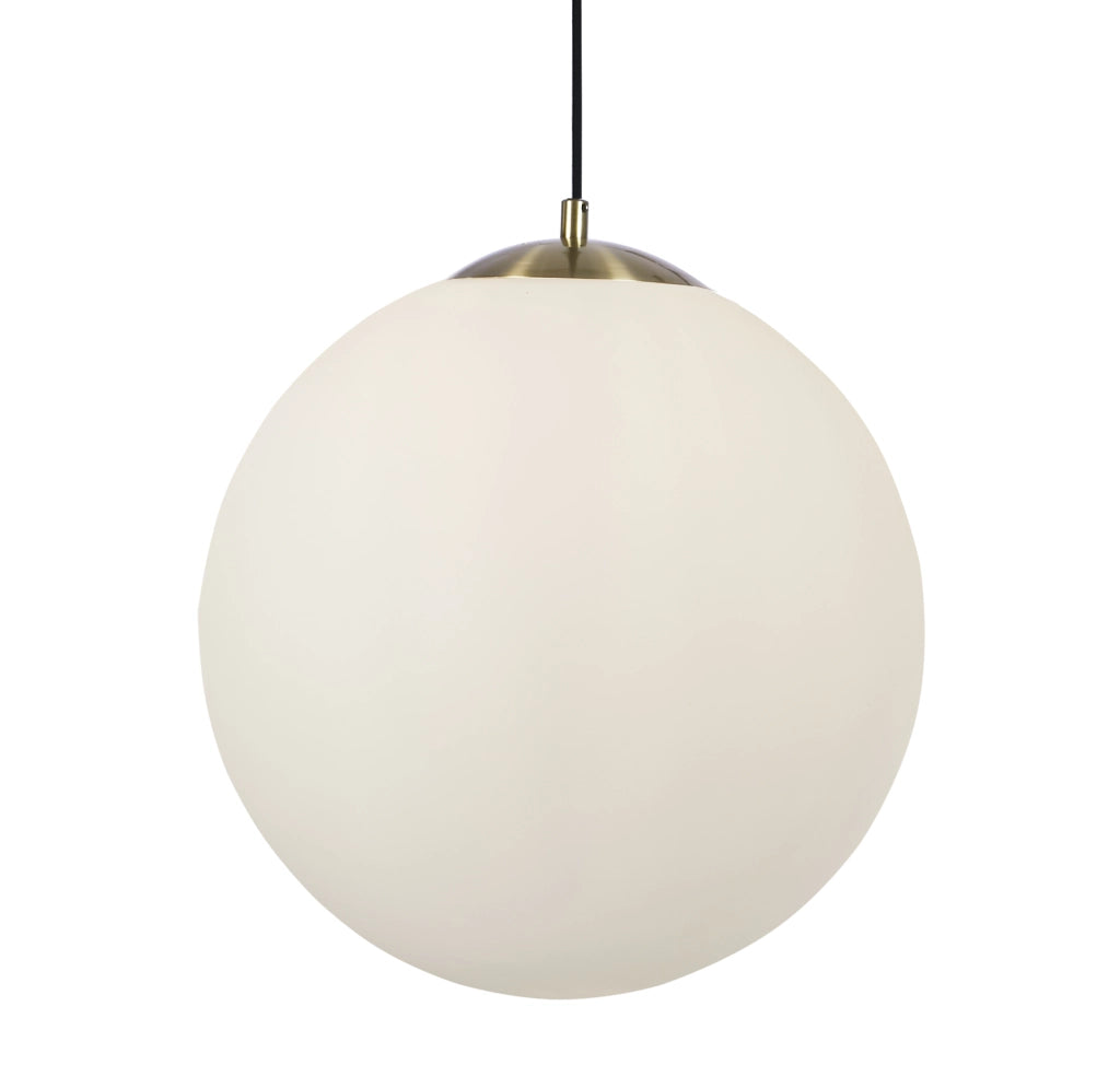 Sospensione Contemporanea Atomo 2 Acciaio Ottone Vetro 1 Luce E27