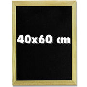 Trade Shop - Lavagna Nera Per Gessetto 40 X 60 Cm Lavagnetta Casa Ufficio Scuola -