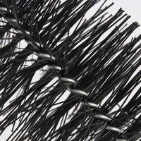 Set Black Brush con 24 spazzole per filtri a camera da laghetto, 60cm x Ø 15cm, polipropilene, nero, rimozione delle particelle più fini