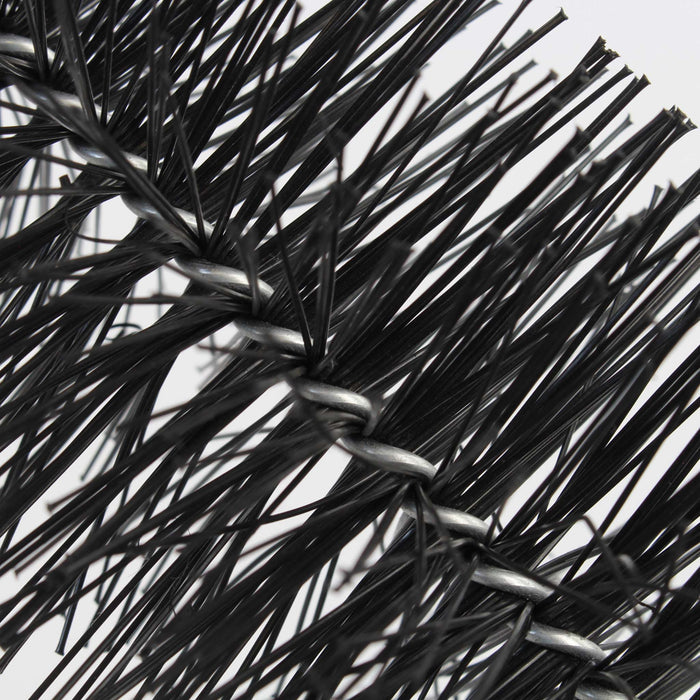 Set Black Brush con 24 spazzole per filtri a camera da laghetto, 60cm x Ø 15cm, polipropilene, nero, rimozione delle particelle più fini
