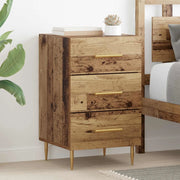Armadio da Notte con cassetto Legno vecchio 40 x 40 x 66 cm