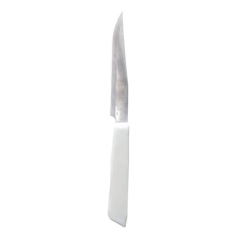 MAURY'S SET DA 6 COLTELLI PER BISTECCA IN ACCIAIO INOX DI COLORE BIANCO
