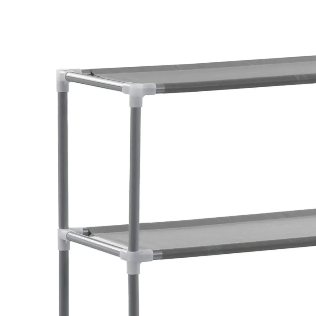 Scaffale per Lavatrice con 3 Ripiani Argento 69x28x169 cm CFW6997136
