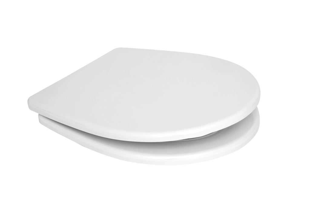 Sedile wc in termoindurente con cerniere in inox soft close adattabile a serie colibri 2 , arianna,nube aquatech