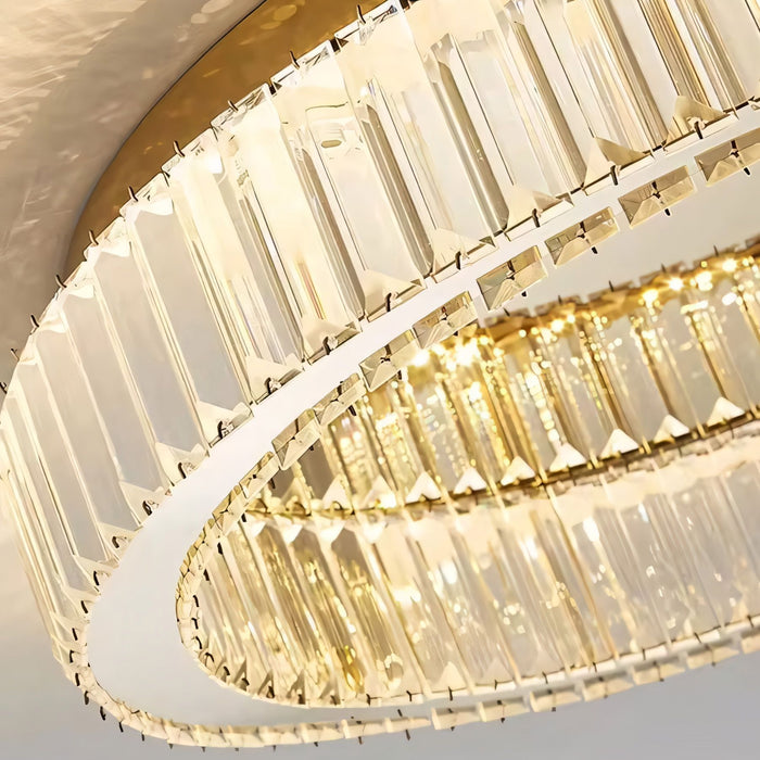 Lampadario A Soffitto In Cristallo App1721-c 50 Cm Oro