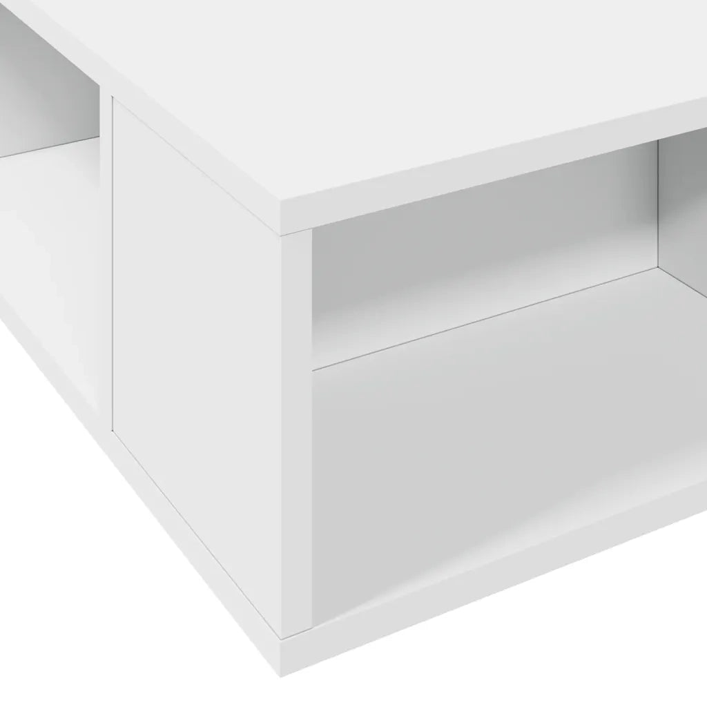 Giroletto-Struttura Letto Bianco 100x200 cm in Legno Massello 375995