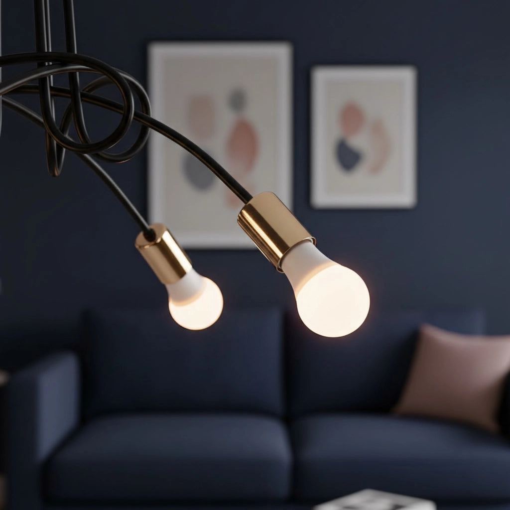 Lampada Paradise 5 Black Gold APP518-5C