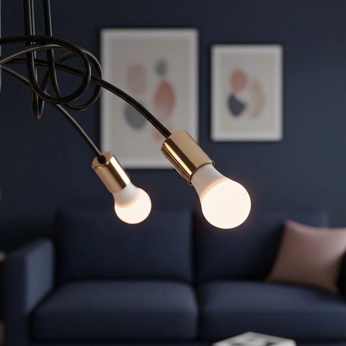 Lampada Paradise 5 Black Gold APP518-5C