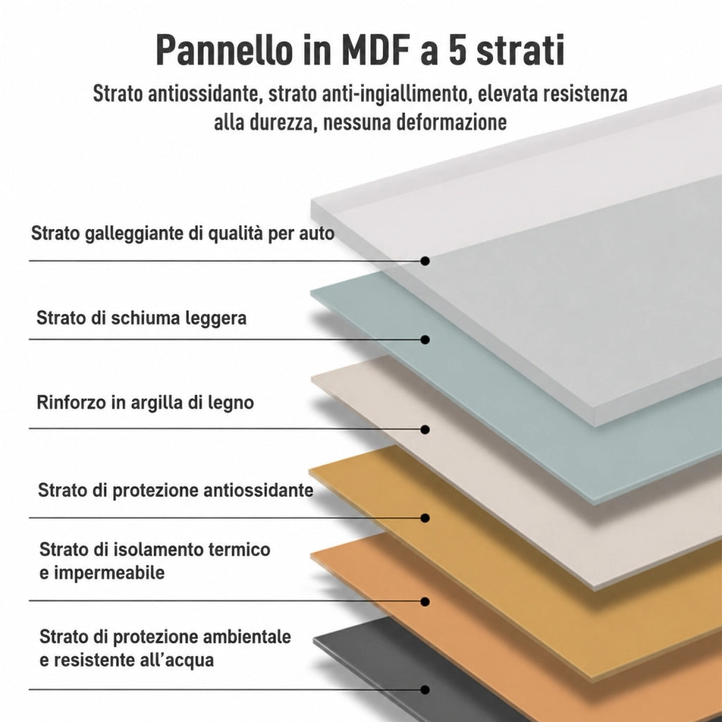 Specchio da terra figura intera LED 163x54 cm con staffa; cornice sottile in lega di alluminio nera