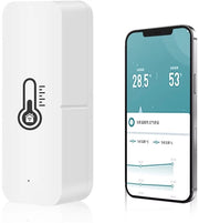 Termometro e Igrometro Wifi con App Notifica e Registro dei Dati per Casa e Ufficio 

Modello: HT-1234
Raggio di misura: 10m
Precisione: ±0,5°C
Frequenza di misura: 1 minuto
Memoria interna: 12 mesi
Connessione: Wi-Fi 2.4GHz
Compatibilità: iOS e Android