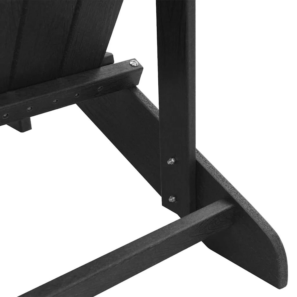 Sedia da Giardino 2 pcs Nero 82 x 74 x 92 cm Polietilene 3335828