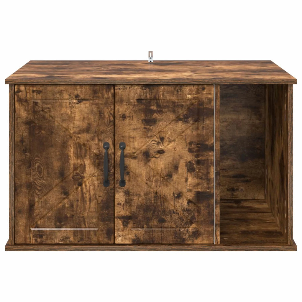 Casa per Gatti Rovere fumé 85 x 55 x 50 cm Legno multistrato