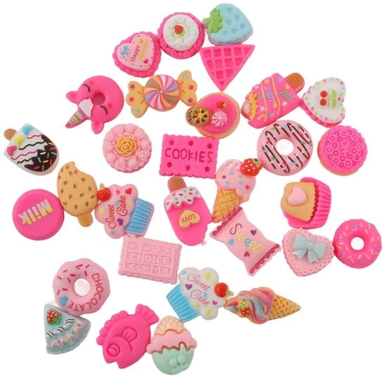 Accessori per gioielli fai da te stesso - Charms per decorazioni 30 pezzi - Accessori per scrapbooking - Decorazioni creative - Idee per bambini