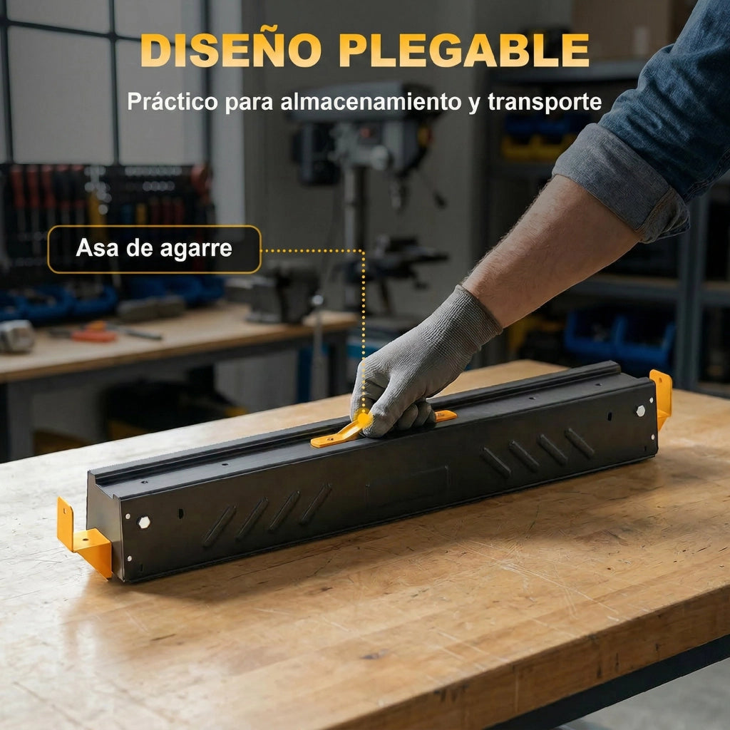 Cavalletto Pieghevole per Sega ¨C zephmum ¨C 2 Pezzi, Nero