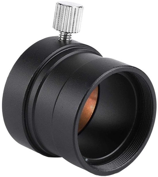 Adattatore per Telescopio Oculare - 1,25 pollici a 0,965 pollici - Adatto per Diversi Telescopi - Costruzione in Metallo di Alta Qualità - Finishing Nero - Adattatore Universale