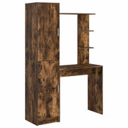 Scrivania | Tavolo da Ufficio 2 pz Rovere fum¨¦