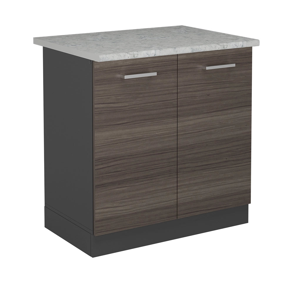 Vicco Mobile lavello cucina Grigio nobile 80 cm PL Marmo
