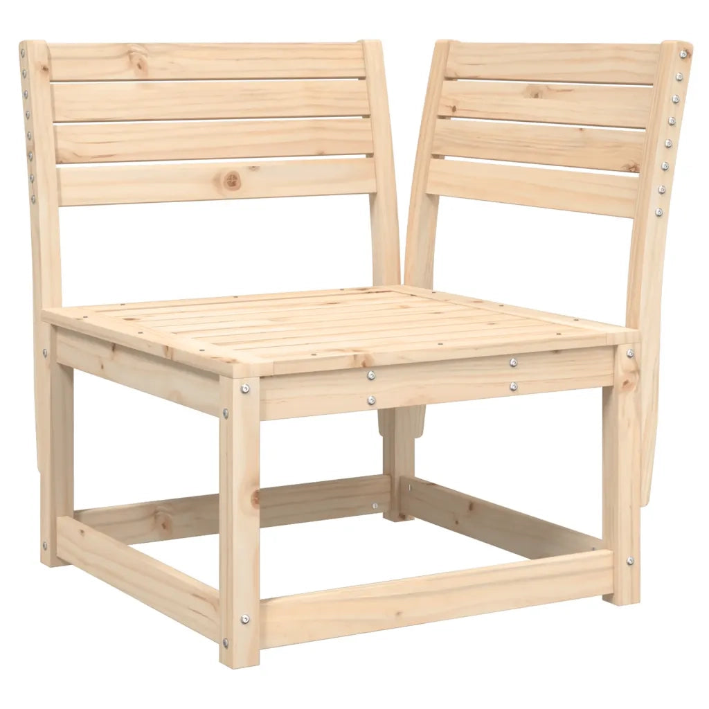 Divano Angolare Giardino Cuscini 73x73x78cm Legno Massello Pino 844684