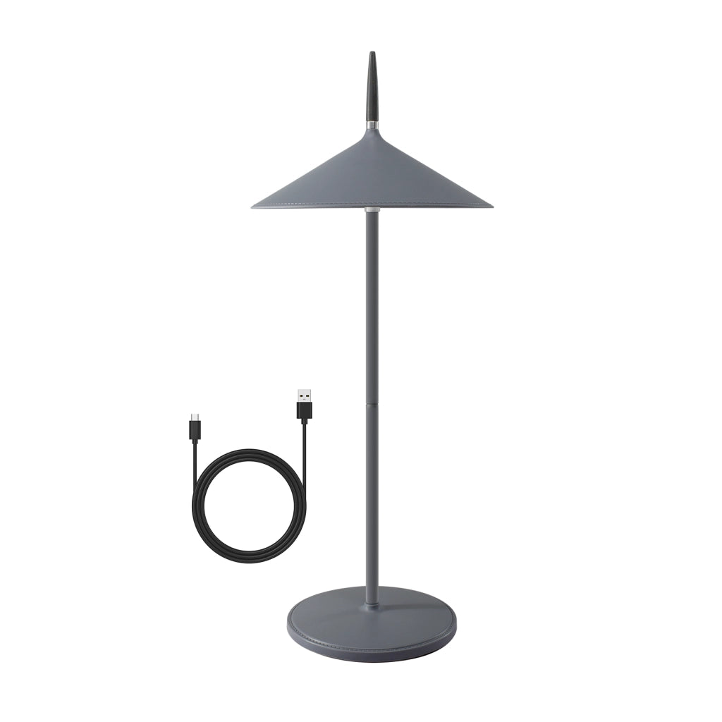 ZMH Lampada da tavolo LED moderna ricaricabile touch dimmerabile per esterni giardino