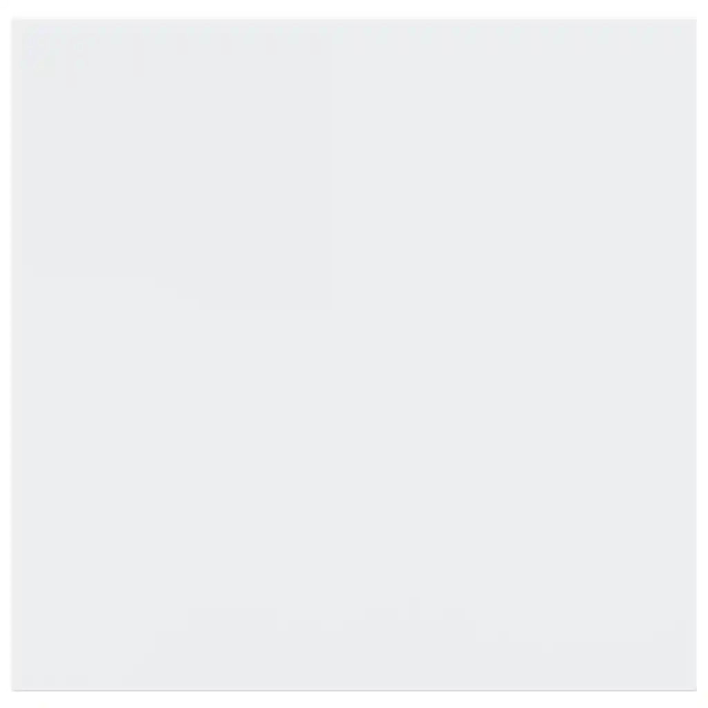 Scaffali a Parete 2 pz Bianco Lucido 23x23,5x3,8 cm in MDF 323740