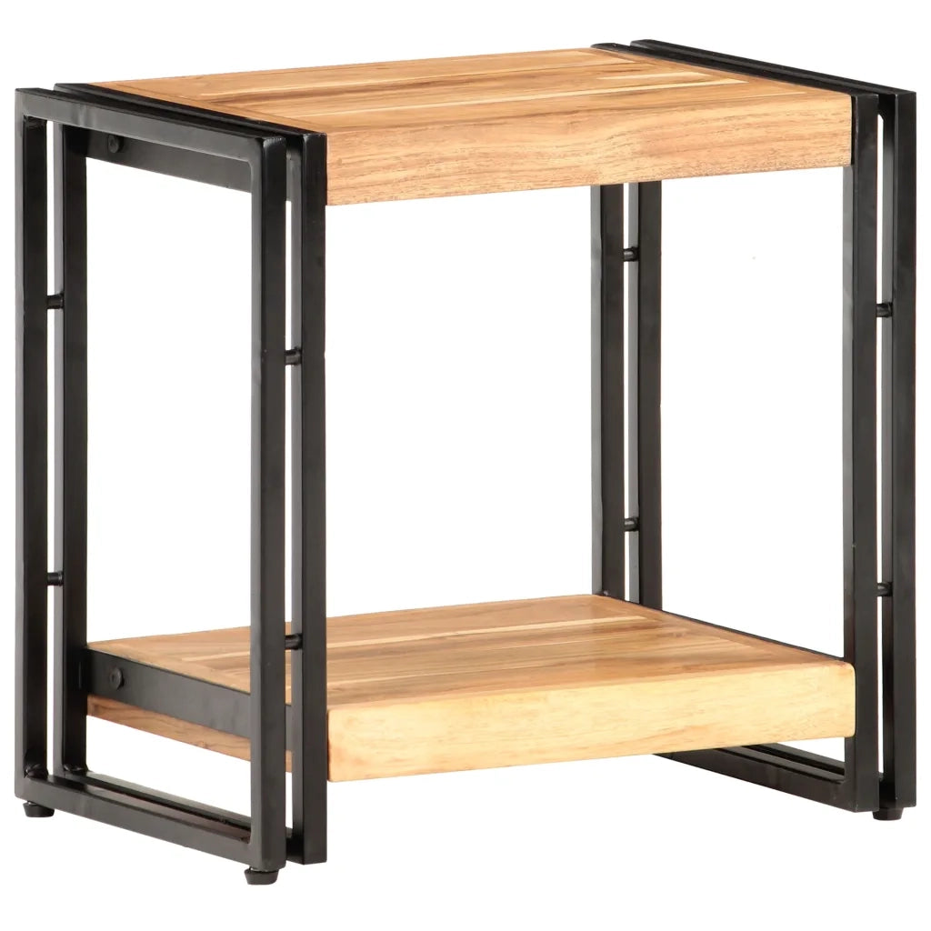 Tavolino Laterale 40x30x40 cm in Legno Massello di Acacia 320683