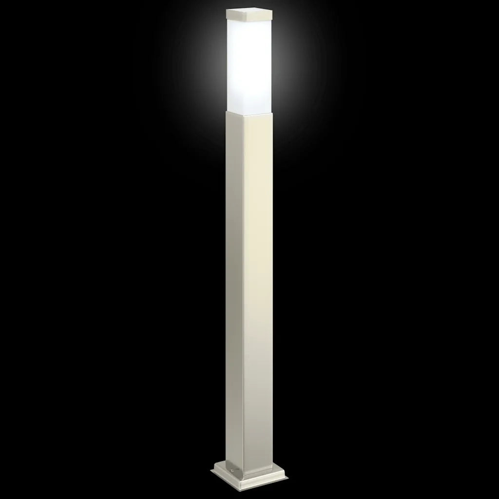 Lampada a paletto 80 cm in Acciaio Inox IP44 4006049